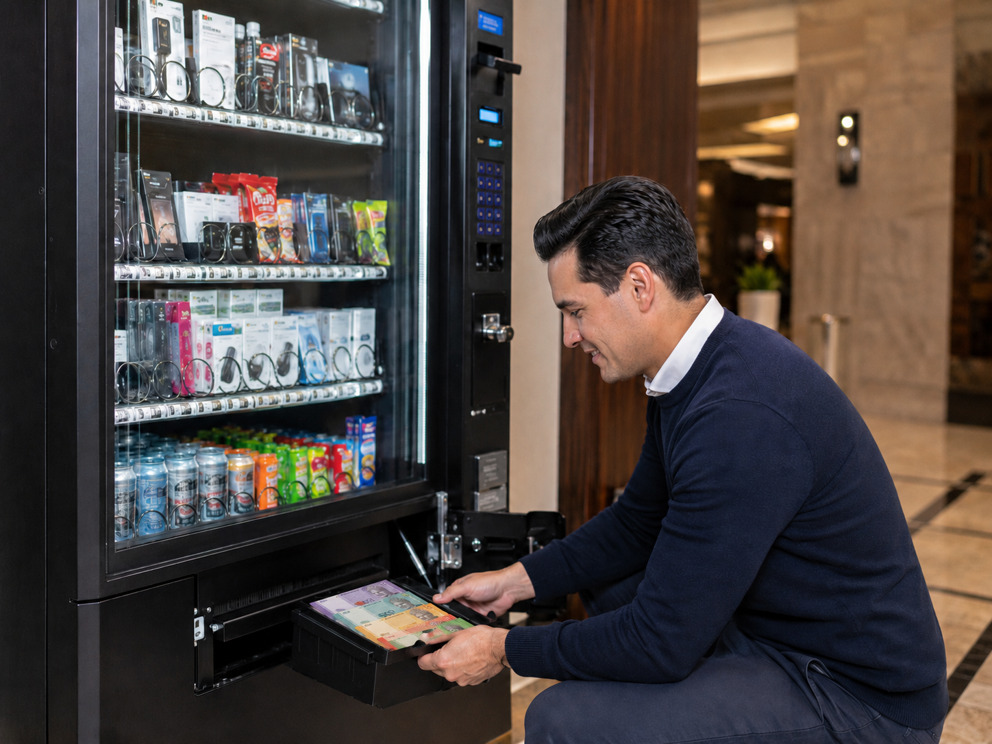 Colletion multi purpose vending machine - Rakan Vending